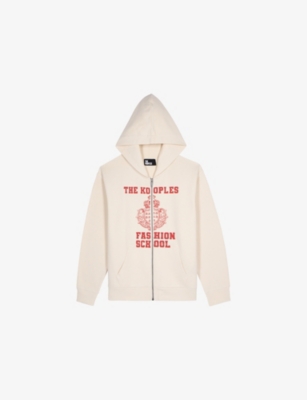 THE KOOPLES: Branded-Print Side-Pocket Cotton-Jersey Hoody