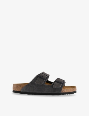BIRKENSTOCK: Arizona Two-Strap Suede Sandals