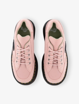 Dr. Martens' Womens Dr. Martens Buzz 5 Eye Leather Shoes In Powder Pink