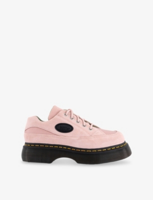 Dr. Martens' Womens Dr. Martens Buzz 5 Eye Leather Shoes In Powder Pink