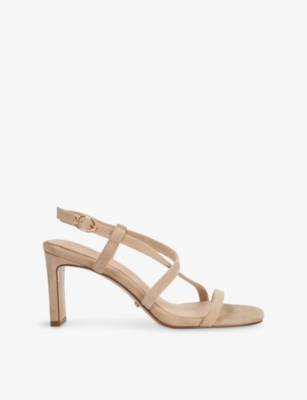 DUNE: Motivated T Suede Heeled Sandals