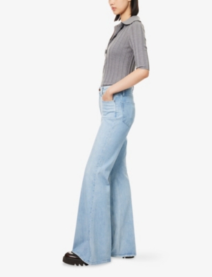 PAIGE: Marlow Flared Stretch-Denim Jeans