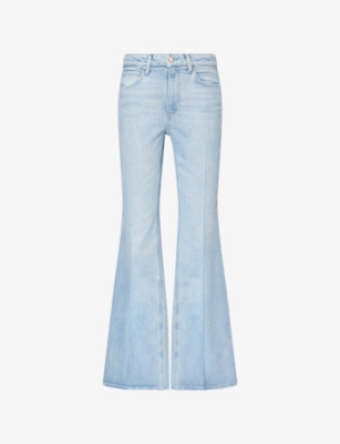 PAIGE: Marlow Flared Stretch-Denim Jeans