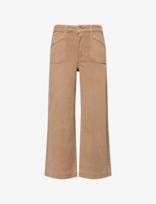 PAIGE: Anessa Cropped Wide-Leg Denim Jeans