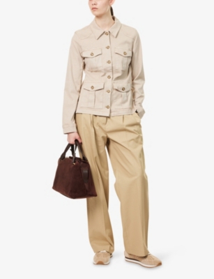 PAIGE: Stacey Collared Stretch-Woven Jacket