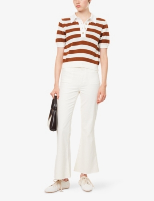 PAIGE: Marlow Skimmer Flared-Leg Denim Jeans