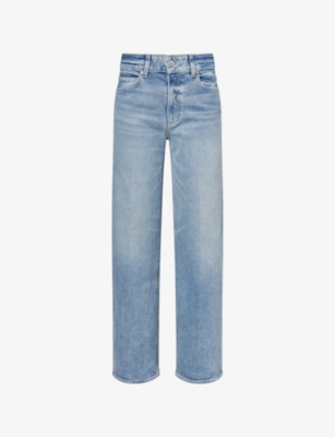 PAIGE: Sasha Wide-Leg Denim-Blend Jeans