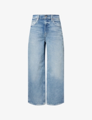 PAIGE: Cameron Ankle-Leg Denim-Blend Jeans
