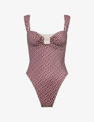 AWAY THAT DAY: Cannes High-Leg One-Piece Swimsuit