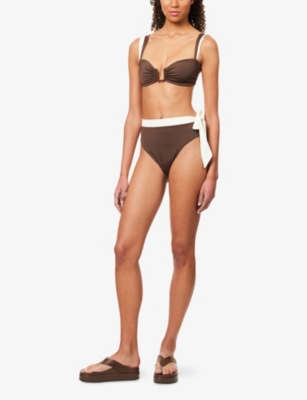 AWAY THAT DAY: Tahiti High-Waisted Bikini Bottoms
