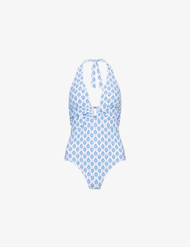 La Croisette Rectangle Halterneck Swimsuit
