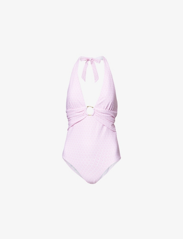 Cap Ferrat Ring Halterneck Swimsuit