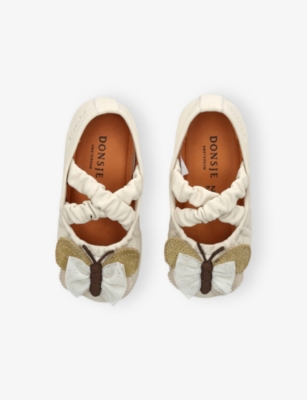 DONSJE: Kids' Mileni Ballerinas Leather Pumps