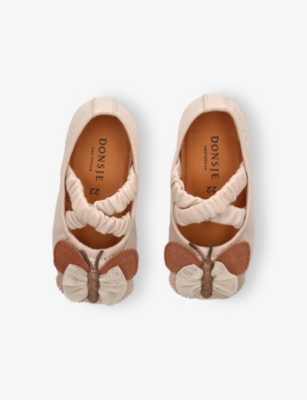DONSJE: Kids' Mileni Ballerinas Leather Pumps