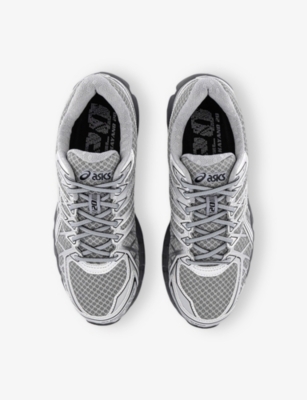 Asics Mens Gel-kayano 20 Mesh Low-top Trainers Gravel Pure Silver In Gravel Pure Silver