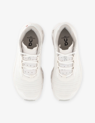 On-running Mens White White Cloudmonster Void Mesh Low-top Trainers In White White
