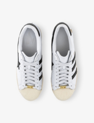 ADIDAS: adidas x BAPE Superstar V Leather Low-Top Trainers