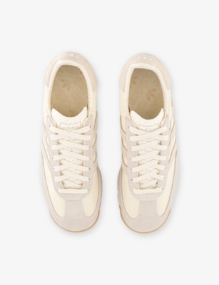 ADIDAS: SL 72 RS Suede and Shell Low-Top Trainers