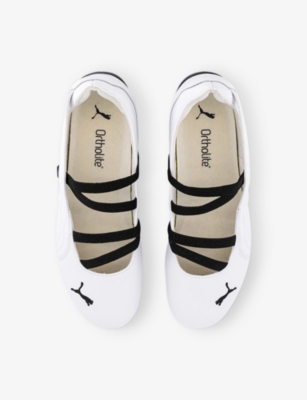 Puma Speedcat Elastic Strap Ballet Flat In White
