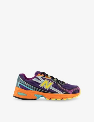 Mens New Balance 740 Mesh Low-Top Trainers