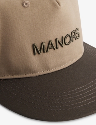 MANORS: Two-Tone Stretch-Cotton Baseball Cap