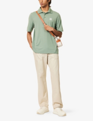 MANORS: The Course Logo-Print Stretch-Jersey Polo Shirt