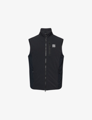 MANORS: Logo-Print Padded Shell Gilet