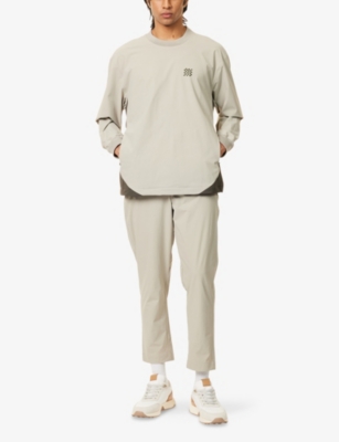 Manors Ens  Gailes Logo-print Shell Windbreaker Jacket In Sand