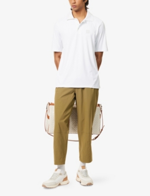 Manors Ens  Greenskeeper Multi-pockets Stretch-woven Trousers In Olive