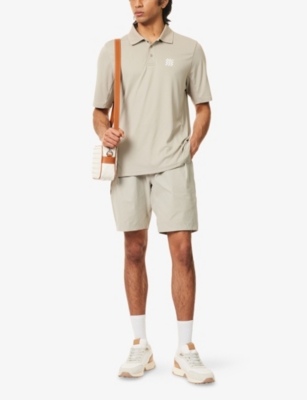 Manors Mens Greenskeeper Multi-pockets Stretch-woven Shorts Sand In Sand