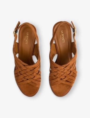LK BENNETT: Kacey Suede Heeled Sandals