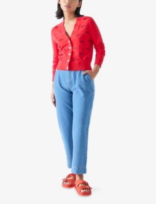 LK BENNETT: Willow Wide-Leg Denim Jeans