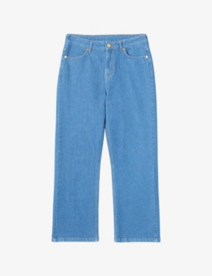 LK BENNETT: Willow Wide-Leg Denim Jeans