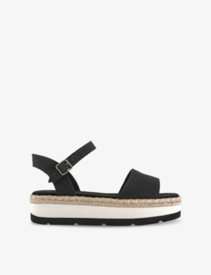 TOMS WOMENS TOMS RONAN WOVEN PLATFORM SANDALS 