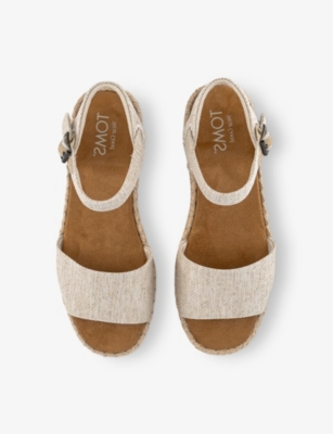 TOMS: Ronan Woven Platform Sandals