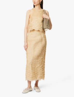 TWP: Sylkie Fishtail Silk Maxi Skirt