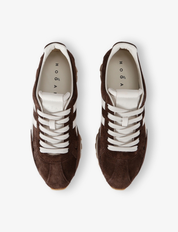 Allacciato H 671 Suede Low-Top Trainers