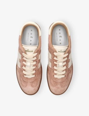 Hogan Cool Suede Low-top Sneakers In Animal Print