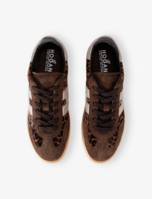 Hogan Womens Mult/other Cool Suede Low-top Trainers Eur 42/ 9 Uk