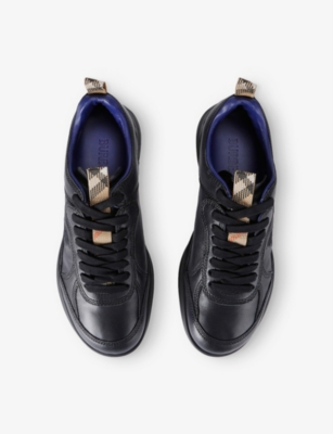 BURBERRY: Blade Leather Low-Top Trainers