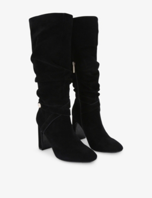 CARVELA: Jackpot Slouch Suede Knee-High Boots