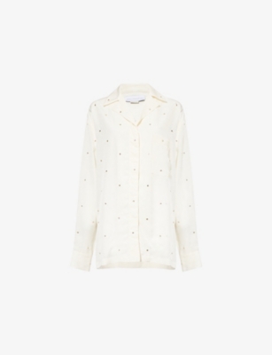 STELLA MCCARTNEY: Ramadan Crystal-Embellished Woven Shirt
