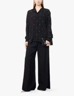 STELLA MCCARTNEY: Ramadan Crystal-Embellished Woven Shirt