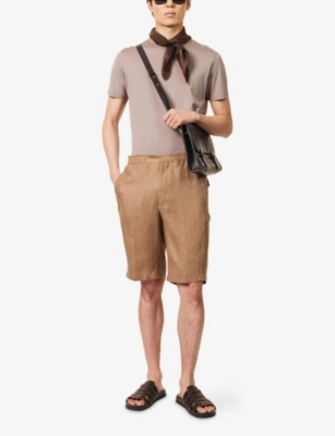 CORNELIANI: Pure Regular-Fit Linen Shorts