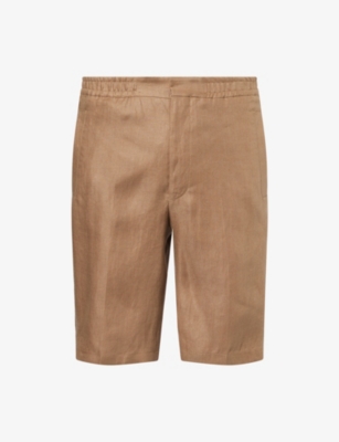 CORNELIANI: Pure Regular-Fit Linen Shorts