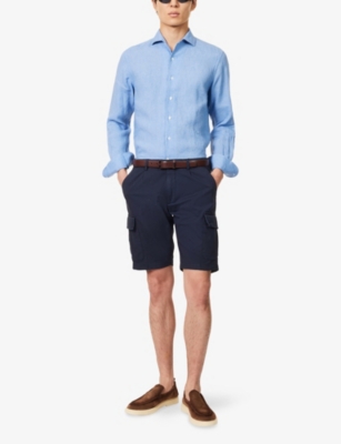 CORNELIANI: Regular-Fit Cotton Cargo Shorts