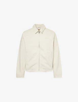 DAILY PAPER: Workwear Embroidered-Logo Cotton Jacket