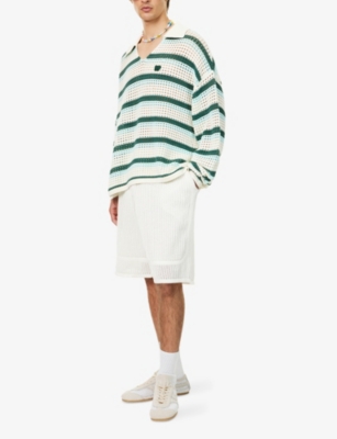 DAILY PAPER: Crochet V-Neck Knitted Top