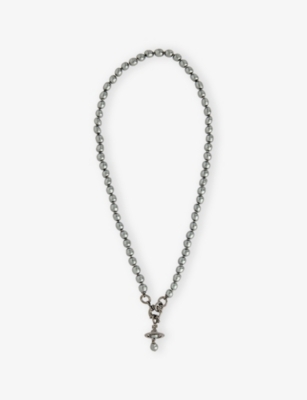 VIVIENNE WESTWOOD: Aleksa Brass Necklace