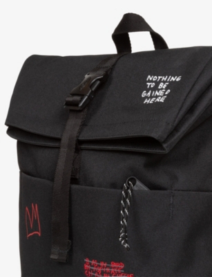 Eastpak Womens Basquiat X  Up Roll Woven Backpack Basquiat Quotes
